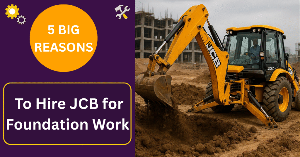 JCB Services for House Foundation Work