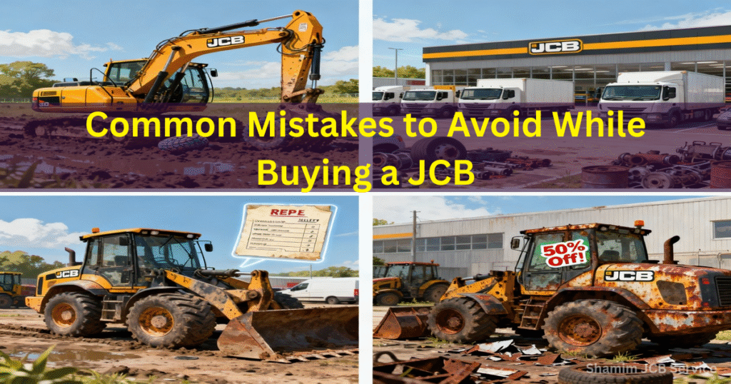 Common Mistakes to Avoid While Buying a JCB