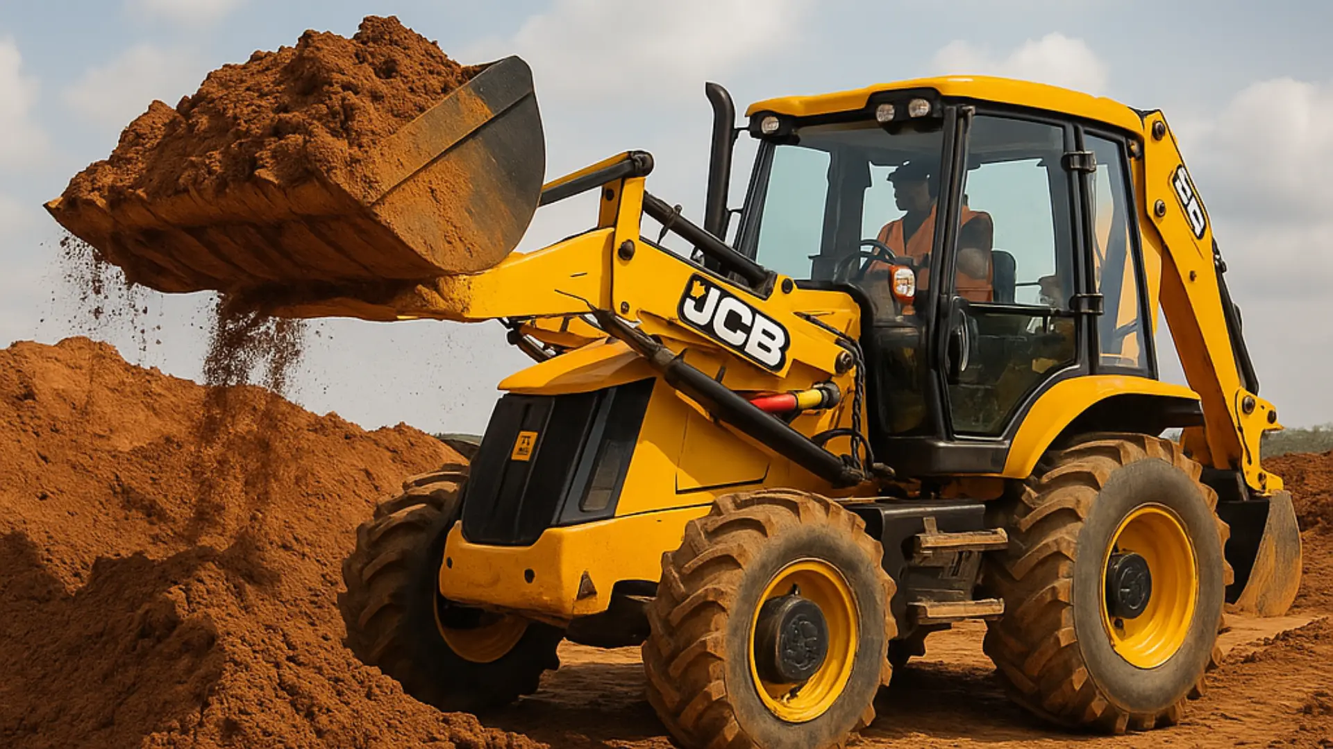 JCB soil supply and earthwork services in Kochadhaman